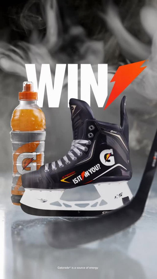 Game-ready fuel ➡️ Ice-ready gear. ⚡ Fuel up only at 7-Eleven for your shot at custom Gatorade x @ccmhockey skates and sticks 🏒⛸️ IS IT IN YOU? ⚡ 

Contest begins January 7; Ends February 3. AOM Canadian residents only (ex. Quebec). See the link in bio for full contest rules and regulations.