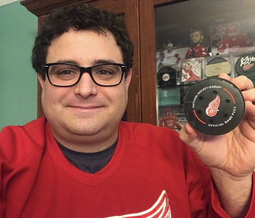 Patrick Kane scored his 500th career goal- and here is one of them! One of my favorites pieces in my hockey collection.