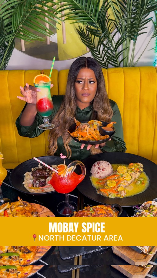 I refuse to gatekeep 🇯🇲🔥
*amazing food* must-try in Decatur

Mobay Spice in North Decatur just reopened and it’s a whole vibe!!!! Elevated ambiance, creative cocktails like the Beach Body, Pink Flamingo, and frozen Bob Marley, plus a private room for intimate celebrations or meetings. 🔥🔥🔥

The food is the star. Bella authentic and flavorful. Oxtail tacos gone in seconds, escovitch shrimp and calamari with the perfect kick, hot island flatbread, steamed snapper done right, rich lamb chop rasta pasta, and lobster mac and cheese that’s dangerous. That’s how you know it’s good.

Add this spot to the group chat and go!!!

📍 2957 North Druid Hills Road, Suite 220, Atlanta, GA 30329
.
.
.#mobayspiceatl #jamaica #decatur #atleats #exploreatl