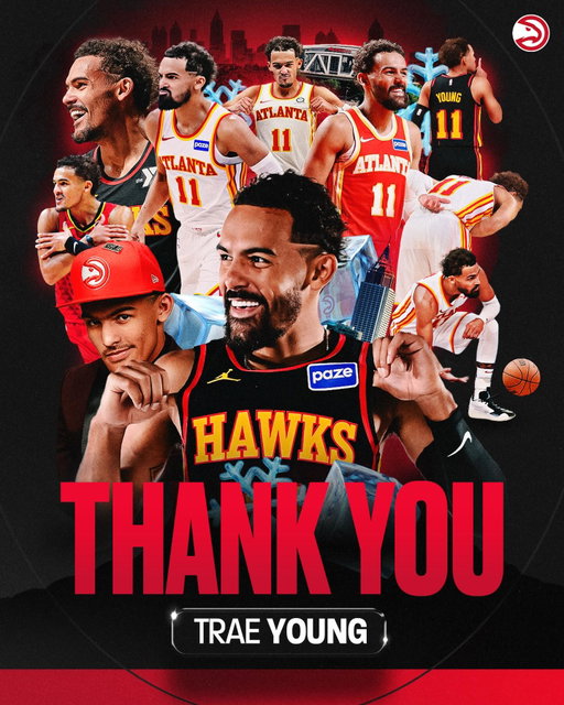 For embracing Atlanta as your home & an unforgettable era of Hawks basketball 🫶