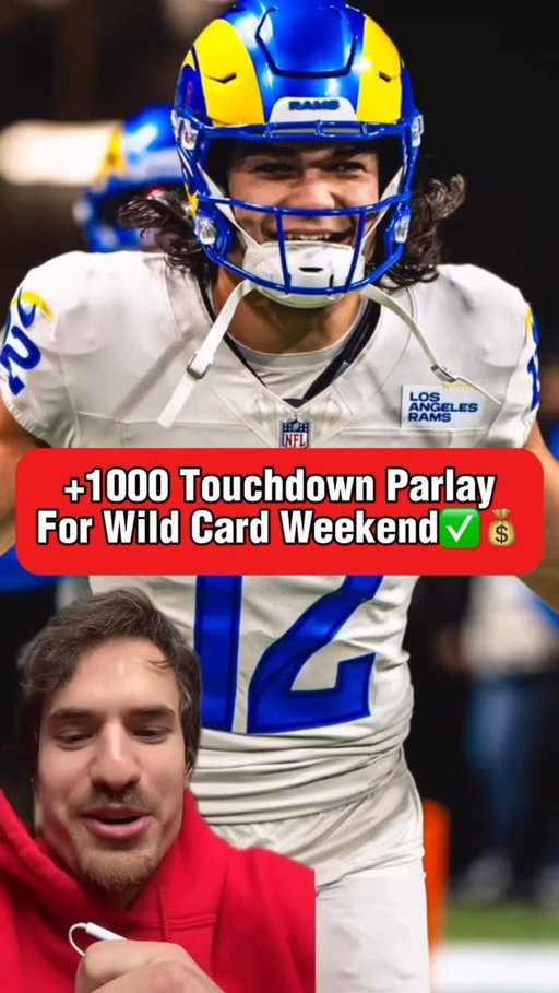 10-1 Touchdown Parlay for NFL Wild Card Weekend 🏈💰