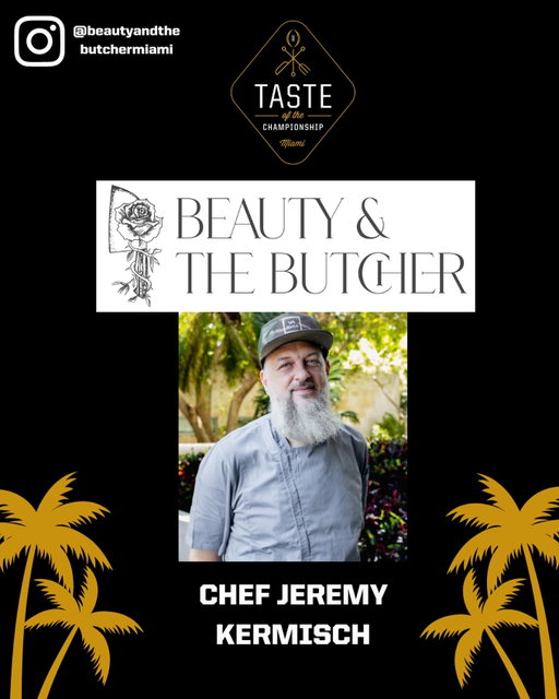 🍽️ CHEF REVEAL 🍽️
 
We’re excited to welcome Chef Jeremy Kermisch of Beauty & the Butcher as one of the featured chefs at Taste of the Championship Miami! 🌴✨
 
At the helm of Beauty & the Butcher, an acclaimed butcher-driven restaurant that celebrates exceptionally elevated comfort cuisine, Chef Kermisch brings deep expertise, refined technique, and bold flavor to Championship Weekend’s signature culinary experience. With a focus on thoughtful sourcing, reverence for craft, and a passion for putting quality at the forefront of every dish, his culinary voice has helped define one of Miami’s most talked-about destinations.
 
Join us as top chefs come together for an unforgettable night of food, culture and championship energy 🏆🔥
 
📍 M2 Nightclub, Miami Beach
📅 Sunday, January 18th 2026 5-8PM
🎟️ Link in bio
#CFBPlayoff
#TasteOfTheChampionship
#TOTC2026