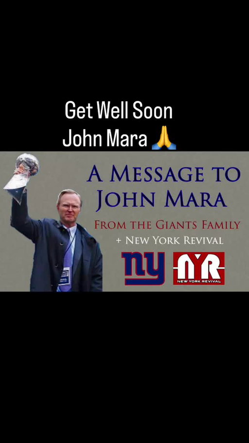 Giants family is praying for John Mara. #Giants #NFL #JohnMara
