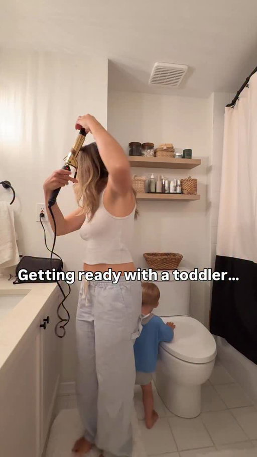 True story: what getting ready with a toddler really looks like… 😮‍💨

This was my most VIRAL video of 2025 with over 4 million views! 🤯 
.
.
#momlife #momoftwo #getreadywithme
