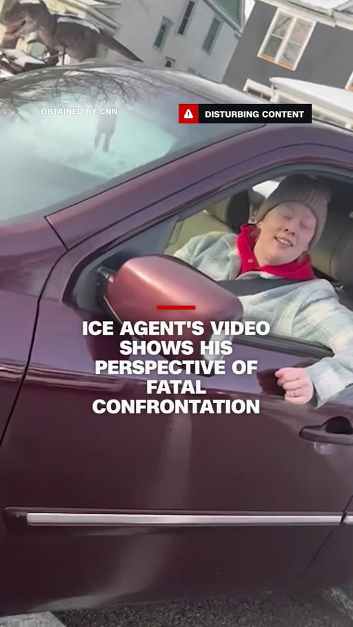 Video captured by Immigration and Customs Enforcement agent Jonathan Ross gives a raw, up-close perspective of the tense moments surrounding his fatal shooting of Renee Good in Minneapolis.

Follow live updates at the link in our bio.