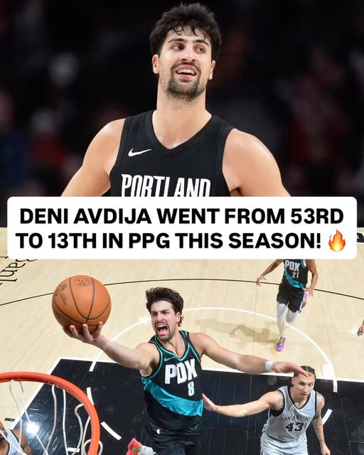 DENI AVDIJA: BREAKOUT STAR IN PORTLAND 🌟
Averaging career highs in PPG (26.3, previous 16.9) and APG (7.0 this season, previous 3.9)... the dynamic playmaker looks to lead Portland to 5 straight wins tonight in Houston! 

⏰ 10pm/et, NBA League Pass