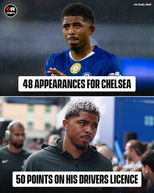 Wesley Fofana now has more points on his drivers licence than appearances for Chelsea... 😳

#Chelsea #CFC