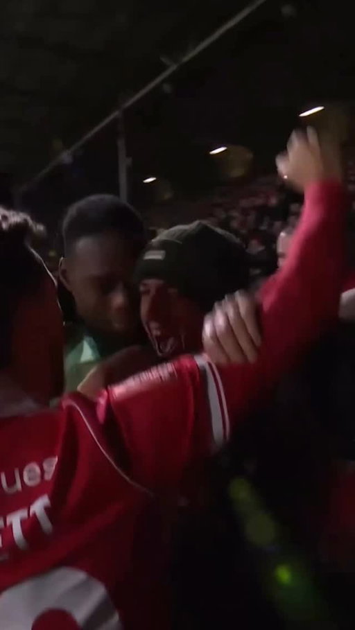 The winning moment, courtesy of @_arthurokonkwo 🧤

🔴⚪️ #WxmAFC