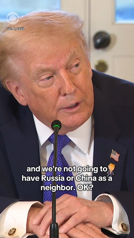 President Trump said the U.S. will "do something on Greenland whether they like it or not."

"If we don't do it, Russia or China will take over Greenland, and we're not going to have Russia or China as a neighbor," Trump said in a meeting with oil executives Friday.

Secretary of State Marco Rubio has said he'll meet Danish officials next week, but he has not specified where or when.
