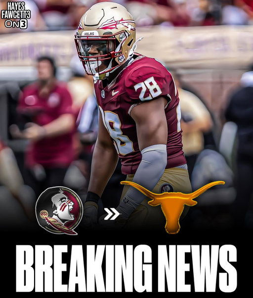 BREAKING: Florida State transfer LB Justin Cryer has Committed to Texas, he tells @On3

He’s totaled 86 tackles, 1 sack, and 1 INT through 3 seasons with the Seminoles

Repped by @schmahula of @thefamilie_