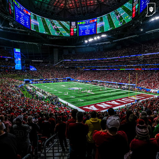 It’s not our home stadium, but it is our home crowd. 

Hoosier Nation SHOWED OUT.