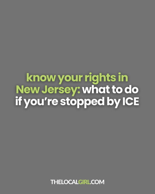 With immigration enforcement activity making headlines nationwide, many New Jersey residents — including U.S. citizens — have questions about their rights if approached by U.S. Immigration and Customs Enforcement (ICE). 

@thelocalgirlhq team put together an overview of what your rights are in New Jersey, whether you are a U.S. citizen, non-citizen, adult, or parent, plus trusted resources to review or share with your family. 

Disclaimer: This article is for informational purposes only and does not constitute legal advice

More info at the link in bio.