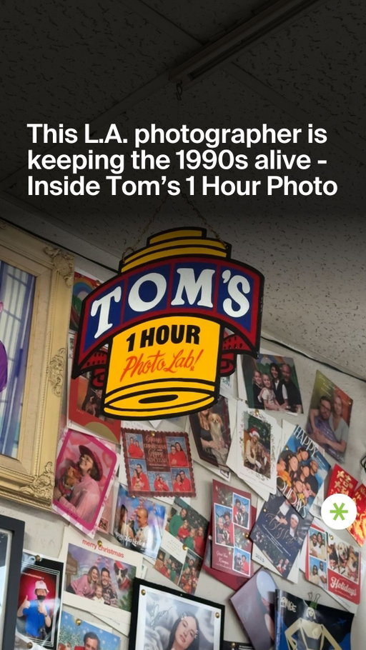 Get your photo taken here like it’s 1999 📸 With over 200 hand-painted backdrops, Tom’s 1-Hour Photo is showing how he’s keeping the ’90s alive—one snap at a time.

📍@tomsonehourphotolab, 4158 Beverly Blvd. #culture #mysecretla