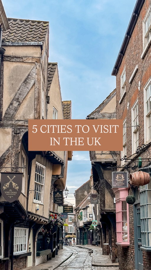 If you’re looking for somewhere to visit in the UK this year here are some of my favourites! Is there anywhere you would add?

📍 Save for a future trip.

Which location would you love to visit?

1. Canterbury - Go punting along the river stour, visit the cathedral and old town and walk along Westgate garden to see the beautiful flower displays.
2. Bath - Visit the Roman Baths, relax at the Thermae Bath Spa and try a Sally Lunn bun.
3. York - A beautiful city full of history and make sure to visit The Shambles which is thought to have inspired Diagon Alley in Harry Potter.
4. Cambridge - Explore this city’s beautiful colleges or go punting along the river Cam this city really does have it all.
5. Edinburgh - This city is full of stunning architecture and history. Make sure to stop by Dean Village too!

📸 First shot used is Bradford-on-Avon (unfortunately it’s not a city but it is a shot I really like) 😊
…
#ukgetaway #ukstaycation #londondaytrip #ukdestinations #visitengland