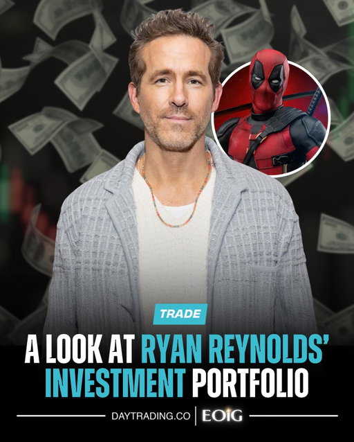 Ryan Reynolds has built a reputation as a disciplined investor, using minority stakes, brand involvement, and long-term positioning rather than passive celebrity endorsements.

One of his most visible wins came from Mint Mobile, where a minority stake was sold to T-Mobile for $1.35 billion, reportedly generating around $300 million in personal returns for Reynolds.

Beyond telecom, Reynolds co-owns Wrexham AFC with Rob McElhenney, acquiring the club for roughly $2.5 million in 2021 before its valuation surged to an estimated $475 million by 2025, driven by promotion success, media exposure, and commercial growth.

Comment “GROUP” and we’ll send you the link to join our exclusive Telegram group, where over 45,000 members are getting free real-time updates on stocks, crypto, tech, and memecoins.