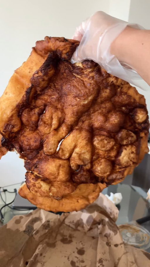 Fortune No. 1 in Monterey Park. One of my favorite breakfast combos right here. Tianjin style. $13 total. 

Comment "want" and I'll DM my order with prices + some other tips!

This won't be included in our YouTube videos (cuz take out, cuz we just eat so many things) but it's too good to not share with you 🔥