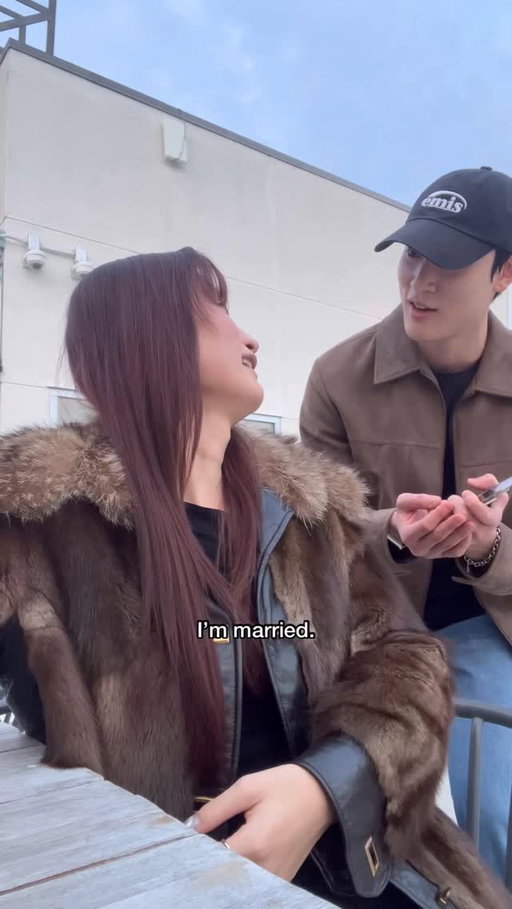 Getting hit on in public and telling guys I’m married… to Kim Taehyung 😂 He was kinda cute though… Don’t tell Tae 🤭