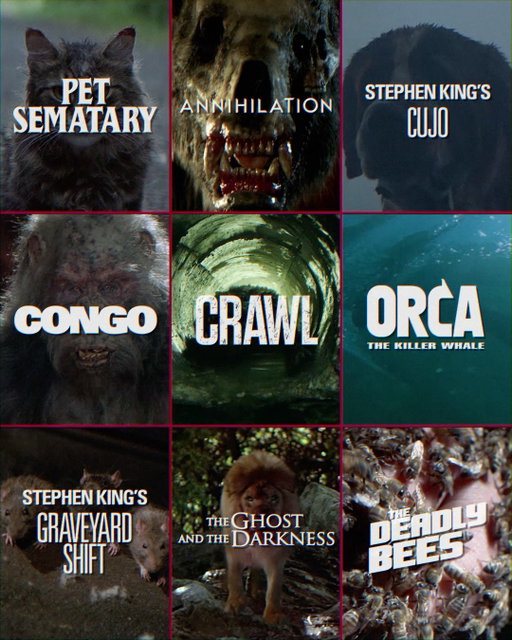 Fear is primal. #PetSematary #Cujo #Crawl #Orca #Congo #Annihilation