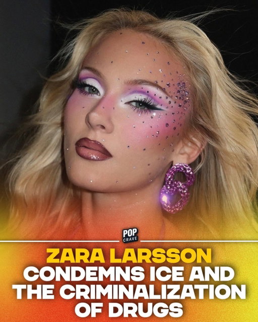 #ZaraLarsson has condemned ICE and the criminalization of drugs in newly shared Stories.

She first posted: 

“I love immigrants
I love criminals
I love trans people
I love abortions
I love queers
I love slutty women
I love contraception
I love welfare
I love socialism
I f**king hate ICE”

The star then followed up with another Story after receiving messages from people saying that she was defending criminals.

She explained that many people with criminal records have past drug charges, like her boyfriend who is barred from entering the United States because of a record over weed.

“I’m just saying there’s thousands and thousands of people who go to jail and prison over none violent crimes like drugs, mostly black and brown people because of Ronald Reagan being racist in the 80s and f**king up communities,” Zara shared before finishing with a strong message:

“Idk about yall but I’d rather have someone smoking crack on my couch than a f**king ICE agent ewwwwwwwww. They’re criminals too. Killing, kidnapping, violent, hateful ones.”