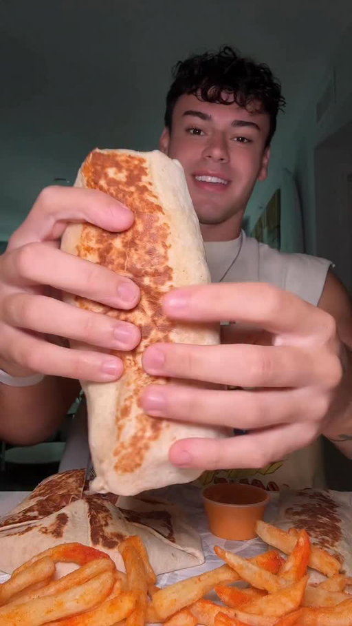 Taco Bell ASMR Volcano Sauce #tacobell #tacobellasmr #mukbang #asmr #explorepage