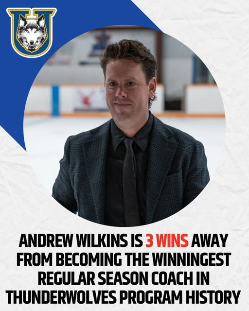 Just 3 wins away from history… 👀

Be in the building tonight 🎟️ purchase.thunderbay.ca
As we eye first place in the OUA West and inch closer to history for our bench boss.