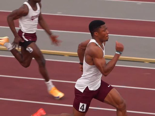@charlesgodfred13 🇳🇬, running unattached, drops a LIFETIME BEST in the 60m prelims to auto qualify for the final in a time of 6.65 👀🔥 #ncaaTF