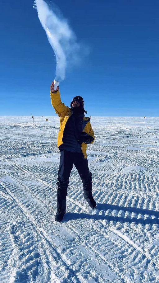 If anyone knows the science behind this, put it in the comments ‘cause I was too dang cold for all that. Pole To Pole coming next week!
