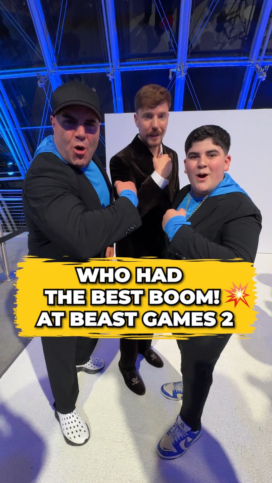 Who Had The Best BOOM! 💥 At The Beast Games 2 Premiere 🍿 #mrbeast #beastgames #boom #challenge #fun