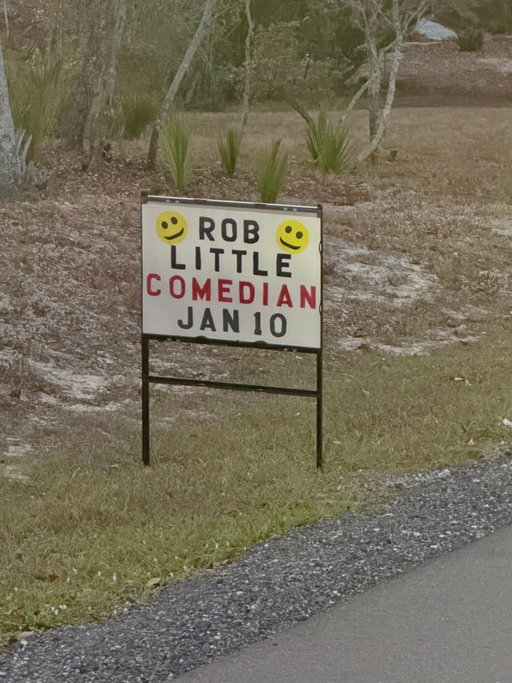 Sometimes your name is up in lights, sometimes it’s on a piece of cardboard on the side of a street. 

All that matters is it’s UP!
