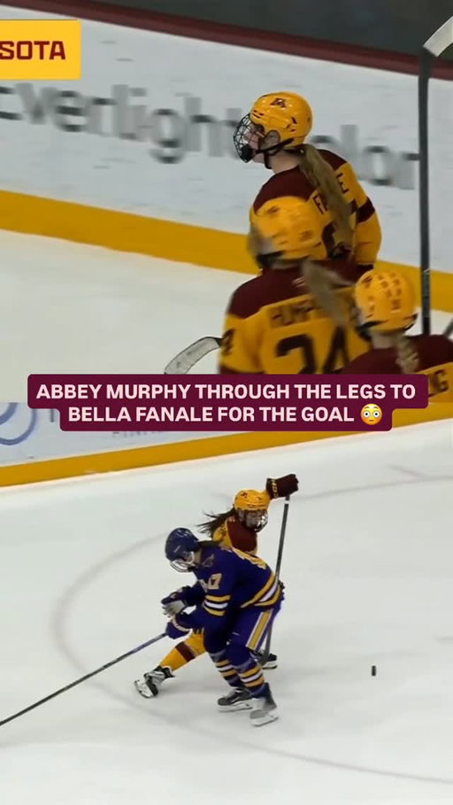 Absolutely insane goal, @gopherwhockey 👏