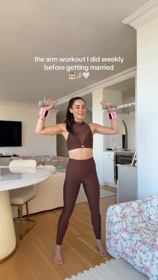 lots of 2026 brides in my DMs asking for an arm workout so I figured i'd post mine here :)