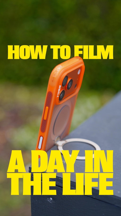 How to film a day in the life with your phone. For all of these shots I’m using the @torras_global Ostand Q3 Air Phone Case with my iPhone 17 Pro.

Having a phone case like this makes getting shots so much easier & as a result, I shoot way more. So if you’re a videographer or content creator, this is for you 🍊#ad