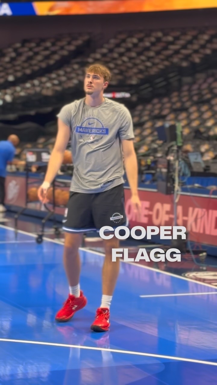 Vi a Cooper Flagg molesto durante su entrenamiento 🤔