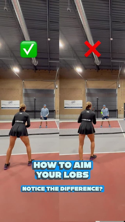 How to aim your lobs 👀👀

#pickleball #pickleballtips #pickleballcoaching