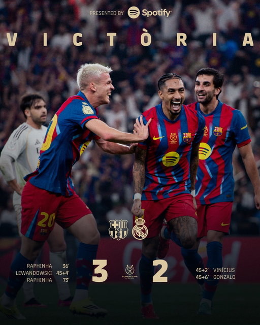 LA SUPERCOPA ÉS BLAUGRANA 💙❤️
@spotify