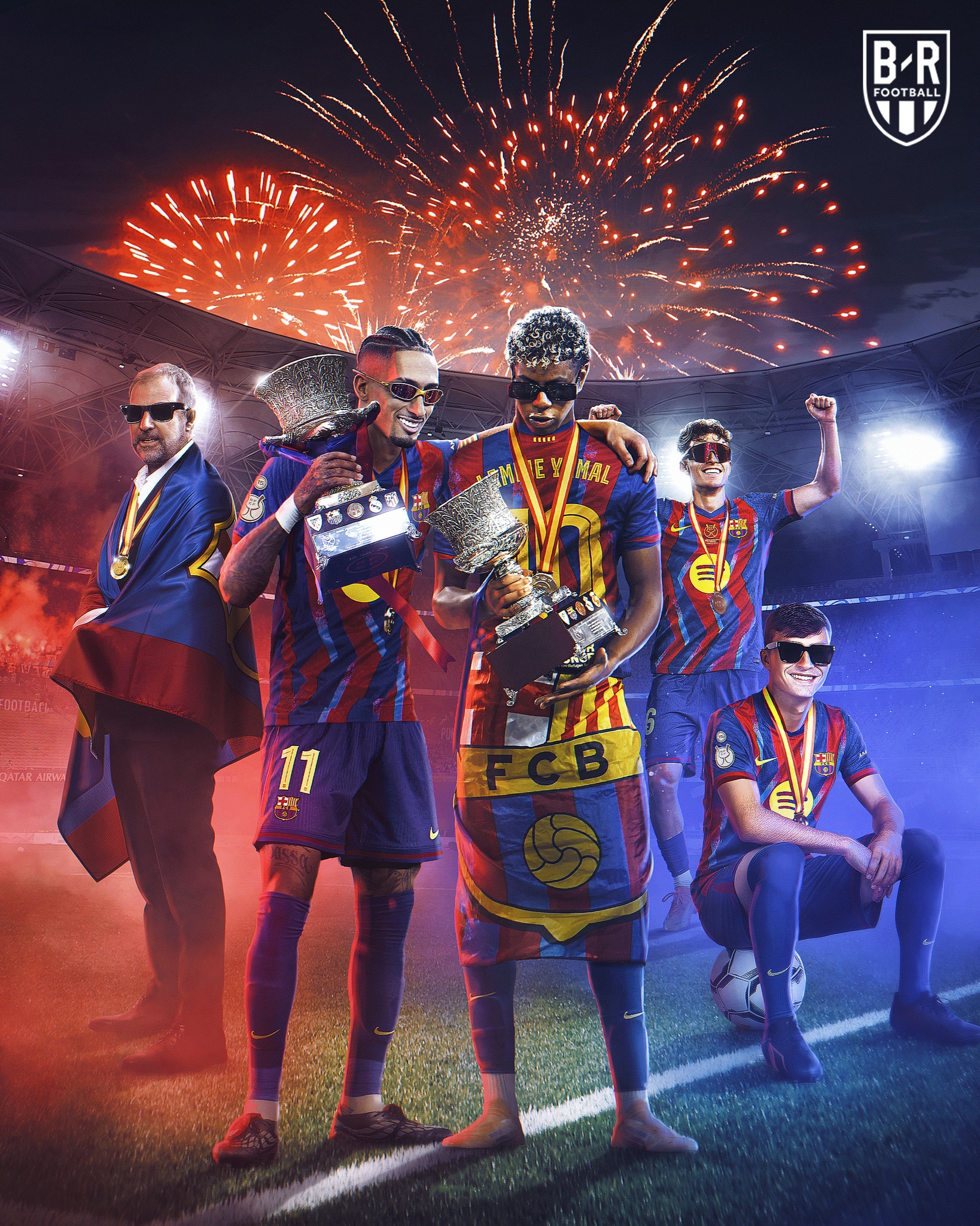 BARCELONA ARE BACK-TO-BACK SPANISH SUPER CUP CHAMPIONS 🏆

2025: Beat Real Madrid 5-2 in the final 
2026: Beat Real Madrid 3-2 in the final