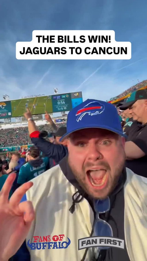 SEE YOU NEXT WEEKEND. THE BILLS ARE MOVING ON. COME ONNNNNNNN!

SHOUTOUT @fansofbuffalo FOR HOOKING IT UP

#bills #buffalobills #buffalo #billsmafia #jaguars #jacksonville #nfl #fancam #fans #joshallen #sports