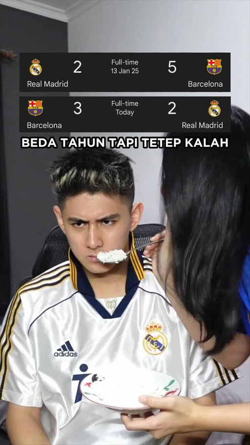 1 KATA BUAT REAL MADRID? 🤔

#realmadrid #barcelona #football
