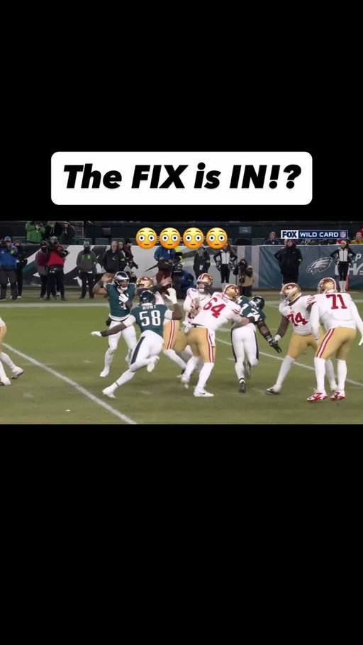 REFS STRIKE AGAIN. I predict the Eagles to win this regardless, so they are helping me out! 

49ers QB Brock Purdy had his face mask clearly yanked by an Eagles defender — right in front of the officials — and somehow no flag was thrown.

Unbelievable. 😬😬😬

You cannot be missing calls this obvious, especially in the playoffs.

#nflfootball #49ers #eagles #nflnews