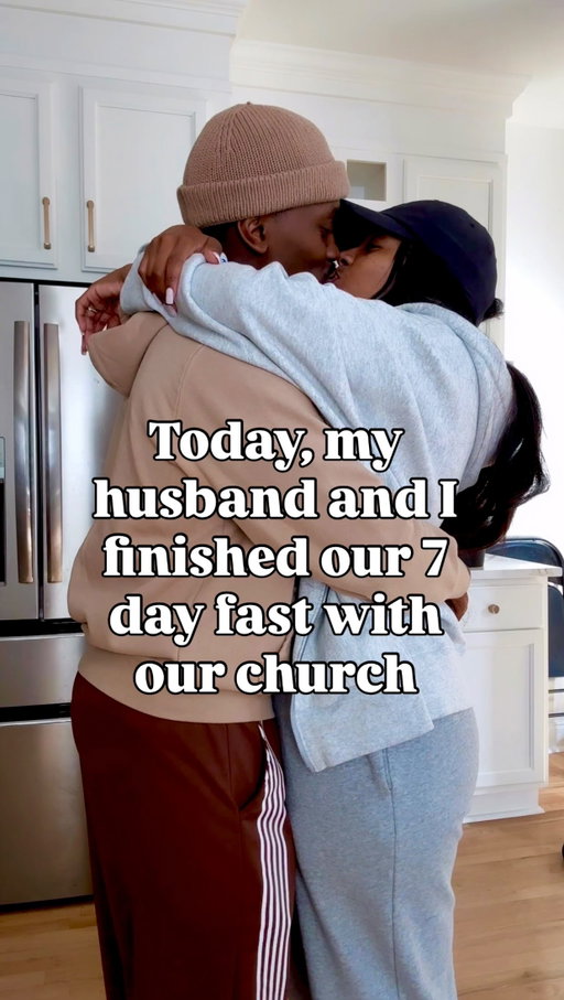 Proud of us and thanking God for carrying us through our fast❤️ My husband completed his 7-day no-food fast, and I completed my partial fast eating only whole foods, fruits, and vegetables. Doing this while parenting and cooking full meals for our kids made the journey even MORE challenging, but through prayer, reading, and worship, we made it through. God truly spoke to us during this fast, and we thank Him for carrying us every step of the way!

#fasting #2819church #marriedlife #familyunit #godsplans #fastingandprayer