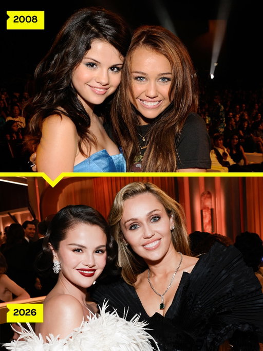 Pinch me, it’s 2008 again 🥹🫶🤝

📍: #GoldenGlobes with @selenagomez & @mileycyrus