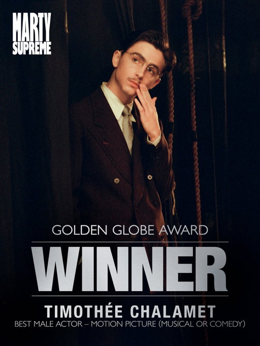 DREAM BIG. Golden Globes Best Actor WINNER @tchalamet 🏆