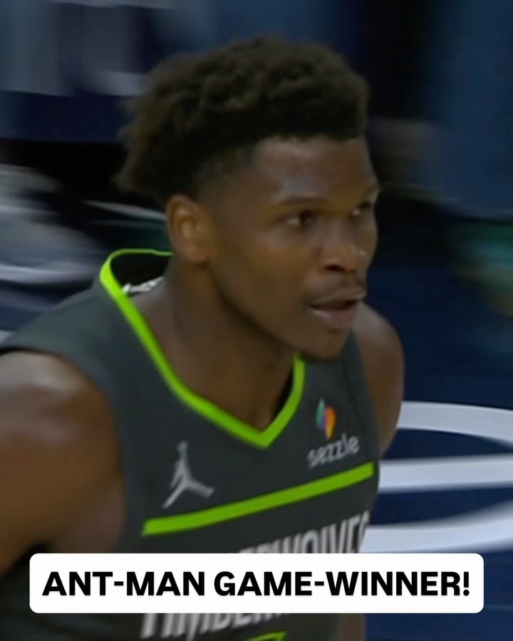 Anthony Edwards puts the @timberwolves up for good late in the @timberwolves comeback W!