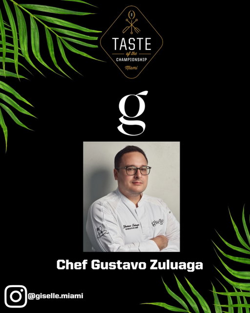 🍽️ CHEF REVEAL 🍽️
 
We’re excited to welcome Chef Gustavo Zuluaga of Giselle Miami as one of the featured chefs at Taste of the Championship Miami! 🌴✨
 
Perched above downtown Miami, Giselle is an elevated rooftop destination where bold cuisine meets panoramic skyline views in a sultry, unforgettable setting. Blending Asian, Mediterranean, and French-inspired flavors with handcrafted cocktails and impeccable design, every dish is artfully composed to delight the senses and elevate the night.
 
Join us as top chefs and standout restaurants come together for an unforgettable night of food, culture and championship energy 🏆🔥
 
📍 M2 Nightclub, Miami Beach
📅 Sunday, January 18th 2026 5-8PM
🎟️ Link in bio
#CFBPlayoff
#TasteOfTheChampionship
#TOTC2026