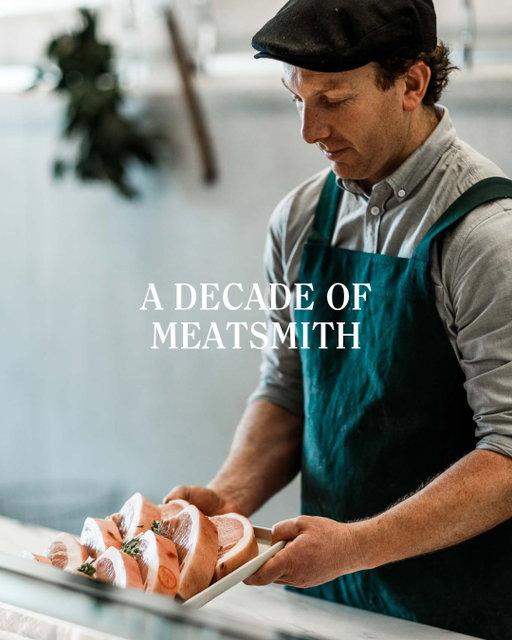 "My business partner, Andrew McConnell and I, met in a butcher shop, and the first conversations about Meatsmith grew from a shared passion for quality, provenance, the art of real butchery and the joy of cooking for friends and family.⁠
⁠
Since opening our first store in Fitzroy in 2015, we've followed with St Kilda in 2017, Brighton in 2020 and Balwyn in 2022. Over the next eight weeks, we're marking that time with A Decade of Meatsmith. It's a series in which we'll revisit some of our favourite products and producers that have shaped our business over the past 10 years. There will be specialty cuts, as well as new techniques and recipes to cook at home, making for a memorable summer ahead."⁠
⁠
— @troythebutcher - Meatsmith Head Butcher & Co-Owner⁠
⁠
Learn more through the link in bio.