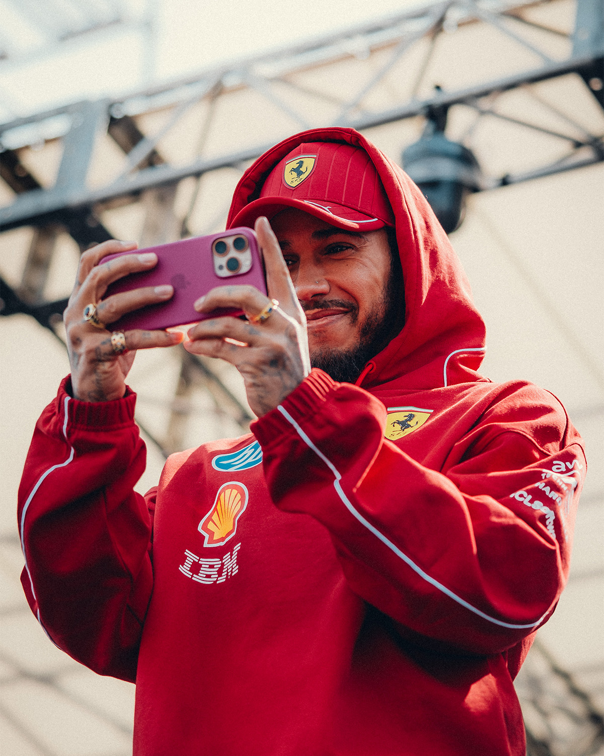 POV: you’re in Lewis Hamilton’s camera roll 😎