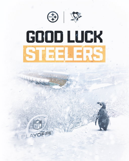 All of Pittsburgh’s pulling for you, 
@steelers! #HereWeGo