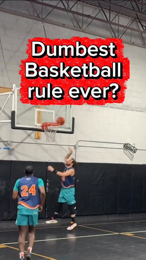 The dumbest rec league basketball rule ever. I didn’t even include that the league took 5 minutes off the clock while the team waited to see if their 5th was coming, WHICH TAKES AWAY TIME FROM PAYING PLAYERS.