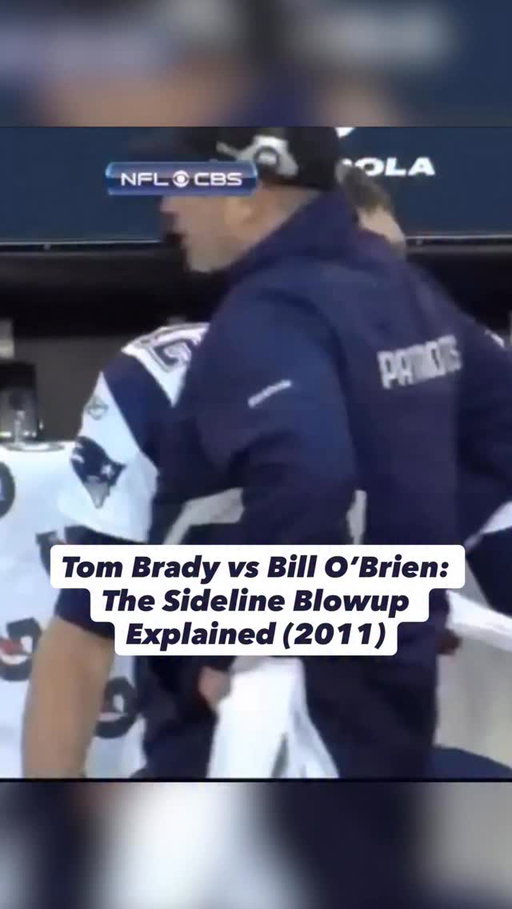 December 2011 Late in a tight game, injuries forced New England to plug in Tiquan Underwood on the fly after Deion Branch went down. On a critical route, Underwood didn’t snap off a clean in-cut, Josh Norman jumped it, and Tom Brady looped a pass that nearly turned into a disaster. When they hit the sideline, Brady unloaded in frustration, ripping Underwood as the pressure of a potential overtime loomed. Wes Welker tried to calm things down, but the moment had already boiled over.

That’s when Bill O’Brien stepped in forcefully. What followed was one of the most viral sideline arguments in NFL history: Brady and O’Brien yelling “shut the f*** up” back and forth like two ultra-competitive teammates who refused to back down. Coaches, players, and even Bill Belichick had to separate them. In the end, the Pats survived Jerod Mayo sealed it with a game-ending interception and time smoothed everything out. Even Brady later admitted he didn’t handle the moment the right way.

.
.
#tombrady #patriots #tb12 #superbowl #newenglandpatriots