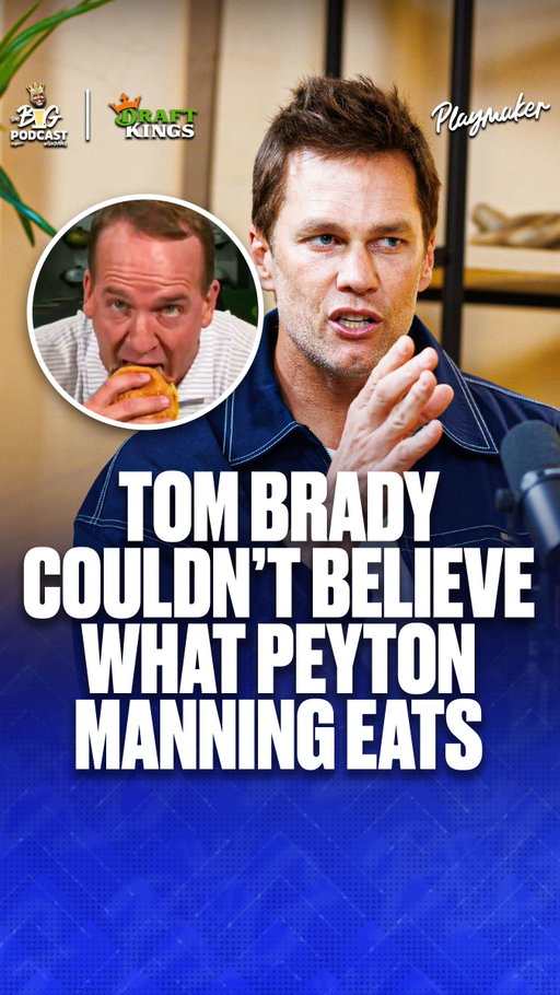 Tom Brady couldn’t believe what @peytonmanning was having for breakfast 💀